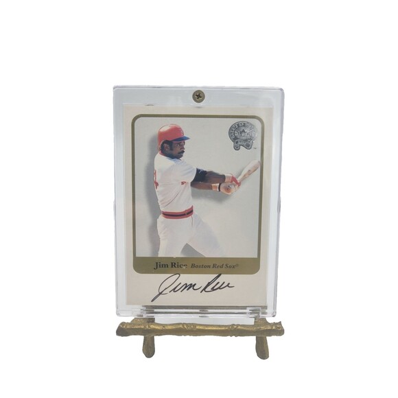 2001 Fleer Greats of the Game - Jim Rice - Autograph- Boston Red Sox - Picture 1 of 3